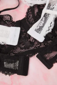 TRENDYOLMİLLA Black-White 2 Sets Lace Wireless Bustier Knitting Bra - Image 11