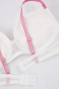 TRENDYOLMİLLA Pink embroidery Floral Push Up T-Shirt Bra Knitting Bra - Image 9
