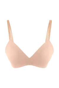 TRENDYOLMİLLA Nude Micro Covered Knitting Triangle Knitting Bra