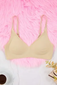 TRENDYOLMİLLA Nude Ghost Seamless/Laser Cutting Without underwire Covered Micro bralette Knitting Bra - Image 7