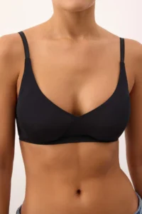 TRENDYOLMİLLA Black Ghost Seamless/Laser Cutting Without underwire Covered Micro bralette Knitting Bra - Image 3