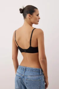 TRENDYOLMİLLA Black Ghost Seamless/Laser Cutting Without underwire Covered Micro bralette Knitting Bra - Image 5