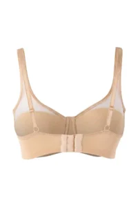 TRENDYOLMİLLA Nude Tulle Detailed underwire Covered T-Shirt Bra Knitting Bra - Image 3
