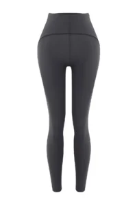 TRENDYOLMİLLA Anthracite Tam Size Knitting Sports Leggings - Image 5