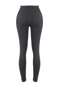 TRENDYOLMİLLA Anthracite Tam Size Knitting Sports Leggings - Image 8