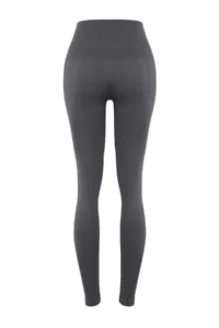TRENDYOLMİLLA Anthracite seamless/Seamless Full Size Knitting Sports Leggings - Image 6