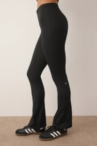 TRENDYOLMİLLA Black Flare/flared leg Yoga Knitting Sports Leggings - Image 4