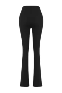 TRENDYOLMİLLA Black Flare/flared leg Yoga Knitting Sports Leggings - Image 8