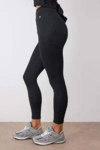 TRENDYOLMİLLA Black Pocket Detail Knitting Sports Leggings - Image 3