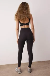 TRENDYOLMİLLA Black Brushed Soft Material Füzo Sports Leggings - Image 6