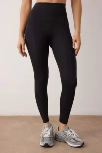 TRENDYOLMİLLA Black Matte Look Extra Shaping Knitting Sports Leggings - Image 3