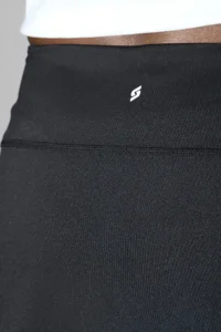 TRENDYOLMİLLA Black Reflector Printed 2 Layer OF shorts with pocket Tennis Knitting Sports Shorts Skirt - Image 4