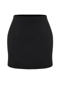 TRENDYOLMİLLA Black Reflector Printed 2 Layer OF shorts with pocket Tennis Knitting Sports Shorts Skirt - Image 6
