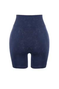 TRENDYOLMİLLA Mavi seamless/Seamless Washable Knitting Sports Shorts/Short Leggings - Image 7