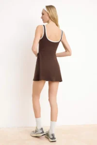 TRENDYOLMİLLA Brown Scuba A-line Dress - Image 4