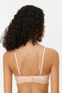 TRENDYOLMİLLA Nude Micro Rope Sleeveless without filling Without underwire Covered bralette Knitting Bra - Image 7