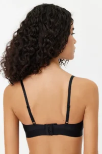 TRENDYOLMİLLA Black Micro Rope Sleeveless without filling Without underwire Covered bralette Knitting Bra - Image 7