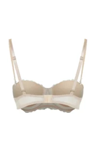 TRENDYOLMİLLA Nude Lace Rope Sleeveless Covered Balkonette Knitting Bra - Image 10