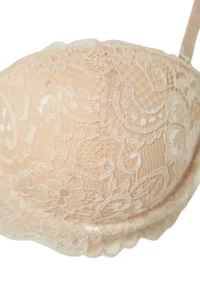 TRENDYOLMİLLA Nude Lace Rope Sleeveless Covered Balkonette Knitting Bra - Image 9