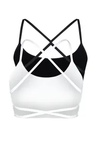 TRENDYOLMİLLA Black-White 2 Sets seamless Without underwire Wireless bralette Sleeveless Low-cut bra - Image 12