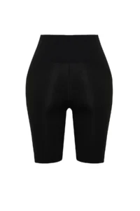TRENDYOLMİLLA Black Mat Shaping Material Reflector Printed Knitting Sports Biker/Cycler/Short Leggings - Image 10