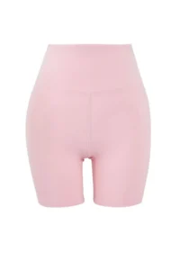 TRENDYOLMİLLA Pink Brushed Soft Material Drink Waist Pocket Detail Knitting Sports Shorts/Short Leggings - Image 7
