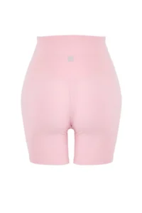 TRENDYOLMİLLA Pink Brushed Soft Material Drink Waist Pocket Detail Knitting Sports Shorts/Short Leggings - Image 9