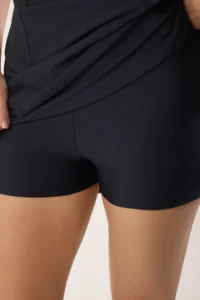 TRENDYOLMİLLA Navy Blue Micro Material Zipper and Piping Detailed Tennis Knitting Sports Dress - Image 3
