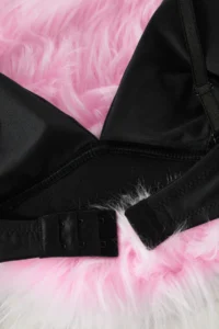 TRENDYOLMİLLA Black Soft Touch Micro Without underwire Covered Triangle Sleeveless Knitting Bra - Image 7