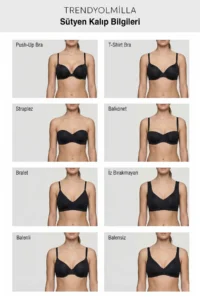 TRENDYOLMİLLA Black Micro Whole Container Strapless Sleeveless Knitting Bra - Image 4