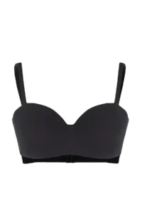 TRENDYOLMİLLA Black Micro Whole Container Strapless Sleeveless Knitting Bra - Image 7