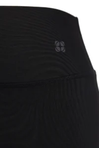 TRENDYOLMİLLA Black Reflector Print Detailed Capri Size Knitting Sports Leggings - Image 7