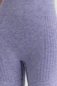 TRENDYOLMİLLA Lilac seamless/Seamless Knitting Sports Shorts/Short Leggings - Image 4