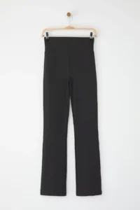 TRENDYOLMİLLA Black Tam Size Straight Cut Shaping Diver Knitting Sports Leggings - Image 6