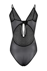TRENDYOLMİLLA Black Tulle Etekli 2 Sets Polka Dot Bodysuit .D.00018 - Image 4