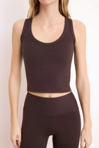 TRENDYOLMİLLA Brown Brush Scuba Regular Blouse - Image 3