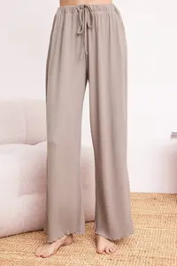 TRENDYOLMİLLA Mink Baby Overlocked Soft Touch Winter Ribbed/Pointel Knitting Pajama Set - Image 3
