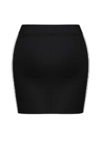 TRENDYOLMİLLA Black Striped 2 Layer OF shorts Knitting Sports Shorts Skirt - Image 9