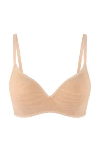TRENDYOLMİLLA Black-Nude 2 Sets Micro Covered T-Shirt Bra Knitting Bra - Image 2