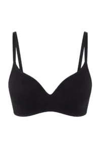 TRENDYOLMİLLA Black-Nude 2 Sets Micro Covered T-Shirt Bra Knitting Bra - Image 5