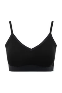 TRENDYOLMİLLA Black Ghost/Seamless Micro Covered bralette Knitting Bra - Image 2