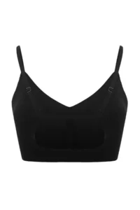 TRENDYOLMİLLA Black Ghost/Seamless Micro Covered bralette Knitting Bra - Image 3