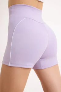 TRENDYOLMİLLA Lilac Double breasted Waist Piping Detailed Scuba Sports Leggings - Image 4