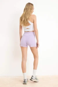TRENDYOLMİLLA Lilac Double breasted Waist Piping Detailed Scuba Sports Leggings - Image 5