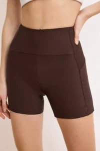 TRENDYOLMİLLA Brown Scuba Sports Leggings - Image 4