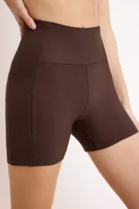 TRENDYOLMİLLA Brown Scuba Sports Leggings - Image 5