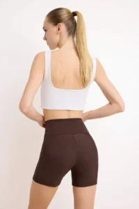 TRENDYOLMİLLA Brown Scuba Sports Leggings - Image 6