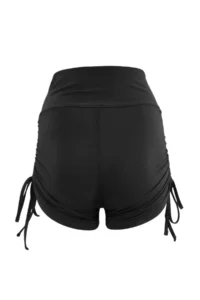 TRENDYOLMİLLA Anthracite Binding Drawstring Detailed Knitting Sports Shorts/Short Leggings - Image 8