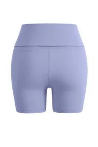 TRENDYOLMİLLA Mavi Waist folded Brushed Soft Material Sports Leggings - Image 3