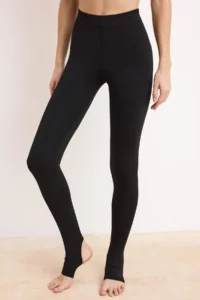 TRENDYOLMİLLA Black Scuba Fuzo Yoga/Pilates Leggings - Image 2